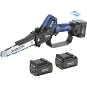 OEM Mini-Kettensäge, bürstenloser Motor, akkubetrieben, CS-2 BLAU