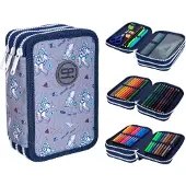 Sonstiges COOLPACK 3-FACH 44-teilig Mäppchen Federmappe Federtasche COSMICKosmonaut Federmäppchen für jungen, Schule
