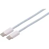 S/CONN USB-C Ladekabel, 2.0, 60W, blau, Textil, 2m
