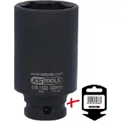 Ks Tools 515.1132-E, Steckschlüsselbuchse, Schwarz, 1 Kopf/Köpfe, 1/2", Metrisch, 32 mm