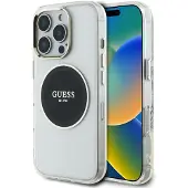 GUESS IML Hülle mit MagSafe Logo für iPhone 16 Pro