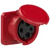Pce 3331-9 CEE-Anbausteckdose gerade (100x100) 63A 3p 9h IP44 POWER TWIST 33319