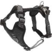 Flamingo Hundegeschirr Mago Dunkelgrau S 31-49cm 40-60cm