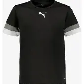 Puma Unisex Kinder Teamrise Jersey Jr Shirt, Black-smoked Pearl-White,