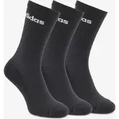 Adidas Kurzsocken ORIGINALS "Socken Linear Crew Cushioned 3er Pack", Damen, Gr. 43-45, N-Gr, schwarz, Obermaterial: 75% Baumwolle CO. 22% Polyester PES. 2% Elasthan EL. 1% Nylon NY., Socken Kurzsocken
