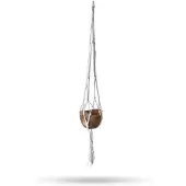 Ancient Wisdom Macrame-Halterung im klassischen Stil – Natürlicher Kräutertopf