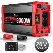 OEM Wechselrichter, 3000W Nennleistung, LCD-Display, 24V 3000W (6000W Spitze)
