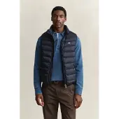 Gant für Herren. 7006637 Leichte Daunenweste marineblau (M), Lässig, Recyceltes Polyester