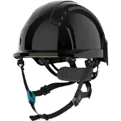Dripio Schutz- und Kletterhelm, ultraleicht, Schwarz, EN12492 & EN397