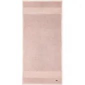 Lacoste Handtuch "LLECROCO", rosa (rosepal), B:50cm L:100cm, Frottier, Obermaterial: 100% Baumwolle, Handtücher, Handtuch, mit Label-Applikationen