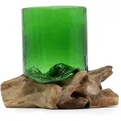 Ancient Wisdom Bierflaschen aus recyceltem Glas – Bierflaschen in Holzverpackung