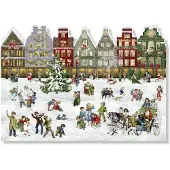 Sonstige Verlage A3-Wand-Adventskalender - Weihnachtsstraße