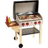 Hape Gourmetgrill m. Lebensmittel-Spielset - - One Size - Spielküchen