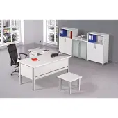 AEA Helle Kanzlei Möbel Büro Einrichtung Tisch Couchtisch Aktenschrank 3tlg