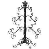 Syfax Metall Weihnachtsbaum Schwarz 61 cm Pulverbeschichteter Stahl