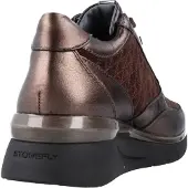Stonefly businessschuhe STONEFLY CLERYN HDRY 15 VELOUR/LAMINATED Brown
