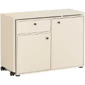 OEM Kommode & Schreibtisch, Cremebeige, 104,6 x 39 x 75,3 cm