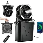 OEM Vernebelungsventilator 10L, 20000mAh, RGB-Licht, Fernbedienung, 4 Stufen