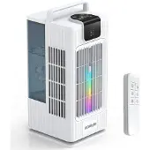 OEM 4-in-1 Luftkühler Ventilator mit Wassernebel, 2L, Fernbedienung, Weiß