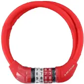 Dunlop - Fahrrad-Kettenschloss PP7588 (Einheitsgröße) (Rot)