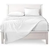 Merkloos Bettwäsche-Set, Einzelbett, 100% Baumwolle, Marineblau