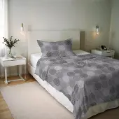 Merkloos Bettwäsche-Set für Einzelbett, 100% Baumwolle