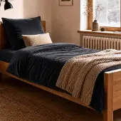 Merkloos Winterliches Bettwäsche-Set aus Flanell mit Bettbezug und Kopfkissenbezügen