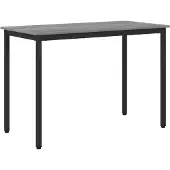 Syfax Esstische 110 x 55 x 75 cm Holzwerkstoff Sonoma-Grau Rechteckig