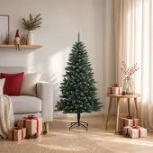 Syfax Künstlicher klappbarer Weihnachtsbaum 150 cm PVC und Metall