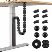Merkloos Kabelhalterungen für unter den Schreibtisch, mit magnetischem Design