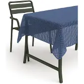 Merkloos Runder Tischläufer, 160 cm Durchmesser, Blau. Wetterbeständig und rutschfest