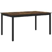 Syfax Esstische 150 x 90 x 75 cm Holzwerkstoff Räuchereiche