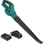 LTPRTZ Accu-Blätterbläser – Gartengebläse – Effiziente Gartenpflege – Leistungsstarker 785-Motor – 180 km/h – Schwarz