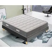 MaterassieDoghe Matratze 120x200 cm, Höhe 21 cm, Visco-Matratzen, H3, Ergonomisch 9-Zonen