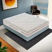 MaterassieDoghe Matratze 150x200 cm, Höhe 25 cm, Taschenfederkernmatratze, H3, Ergonomisch 9-Zonen