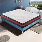 MaterassieDoghe Matratze 80x200 cm, Höhe 28 cm, Visco-Matratzen, H3, Ergonomisch 5-Zonen