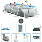 Intex Prism Frame Pool Oval - 503x274x122 cm - 6-teilig S562
