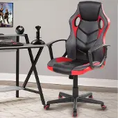 OEM Ergonomischer Gaming-Stuhl, Kunstleder, höhenverstellbar, drehbar