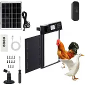 OEM Hühnerklappe Solar, Alu, 5000 mAh, Fernbedienung, IP45