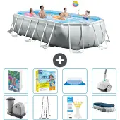 Intex Prism Frame Pool Oval - 503x274x122 cm - 7-teilig S544