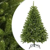 Syfax Künstlicher klappbarer Weihnachtsbaum 120 cm PVC Hellgrün
