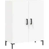 vidaXL Highboard Weiß 69,5x34x180 cm Holzwerkstoff