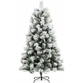 Syfax Künstlicher klappbarer Weihnachtsbaum 150 cm 150 LEDs
