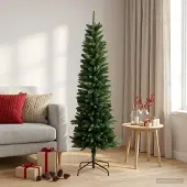 Syfax Artificial Slim Christmas Tree 120 cm PE und PVC Grün