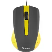 Yenkee USB wired mouse, 3 buttons, rubberized surface