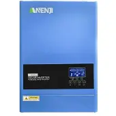 OEM Hybrid-Solarwechselrichter, 4000W/6200W Nennleistung, 100A/120A MPPT-Solarladestrom , ANJ-6200W-48V-WIFI