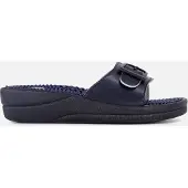 Scholl New Massage, Sandali Donna, Blu, 36 EU