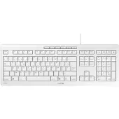 Cherry Contour Design STREAM, Volle Größe (100%), Kabelgebunden, USB, Mechanischer Switch, AZERTY, Weiß