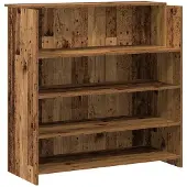 vidaXL Empfangstheke Altholz-Optik 180x50x103,5 cm Holzwerkstoff