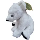 Merkloos Plüsch Eisbär Kuscheltier nachhaltig 15x15x18cm recyceltes PET